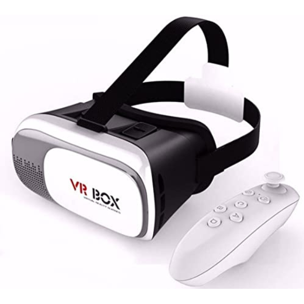 Óculos Vr Box 2.0 Realidade Virtual + Controle Cardboard 3d