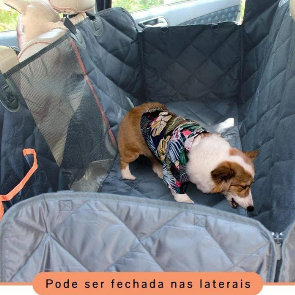 Capa Protetora de Banco Pet Cães Gatos Passagem Cinto 4 em 1