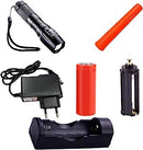 Lanterna Tática Recarregável X900 Zoom Ajustável