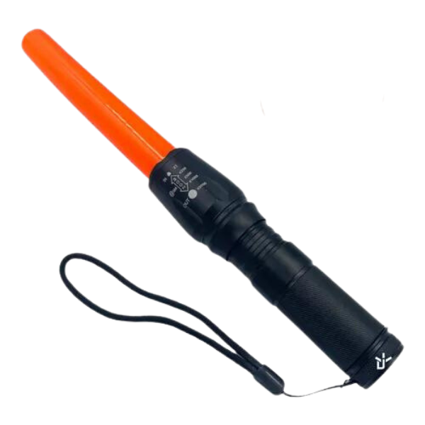 Lanterna Tática Recarregável X900 Zoom Ajustável