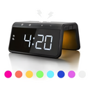 Carregador Indução Relógio Despertador