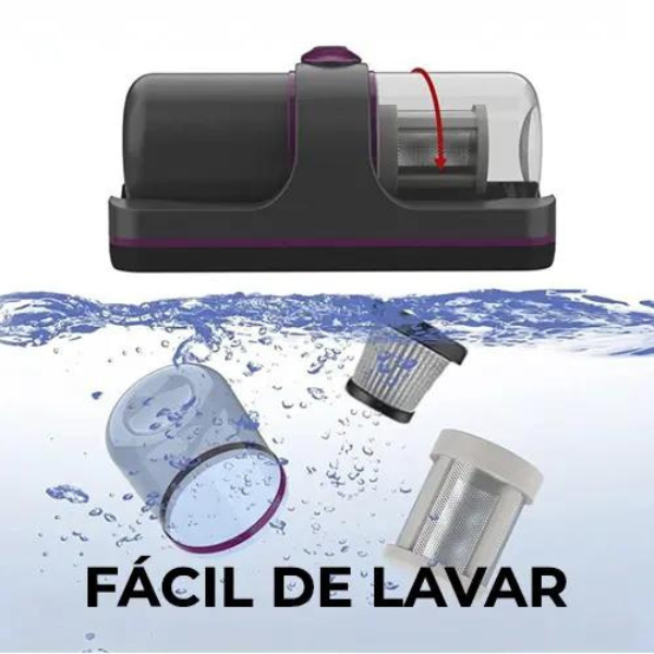 Aspirador Portátil Anti-Ácaro Esterilização sem Fio