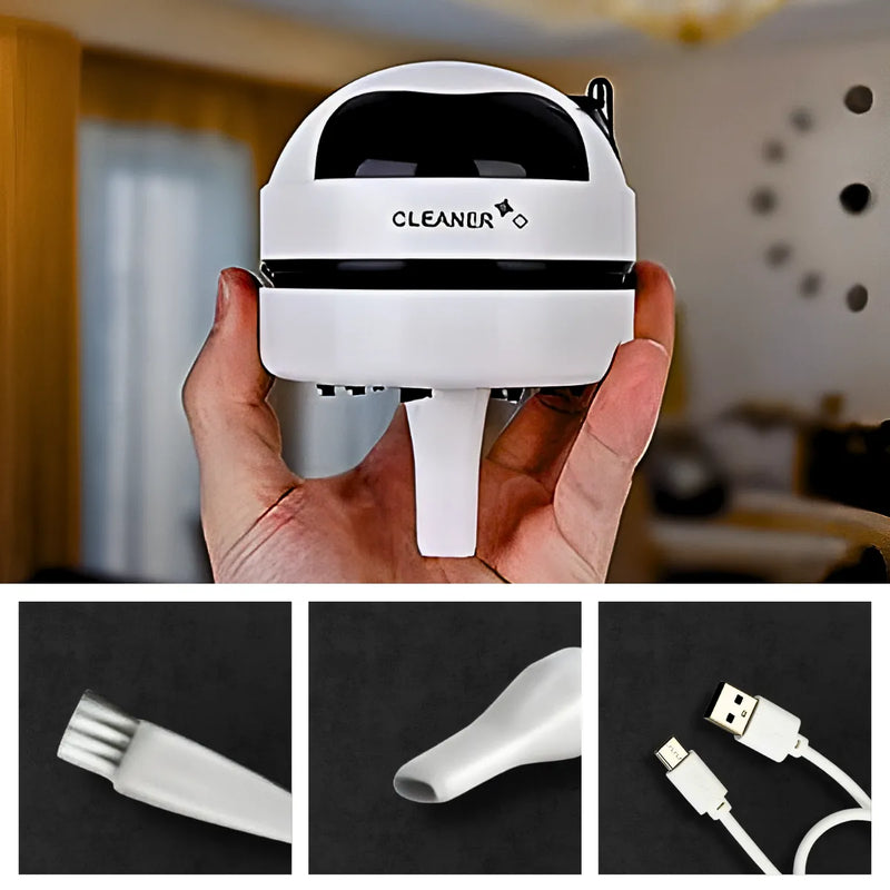 Mini Aspirador Portátil Papa Migalhas Recarregável