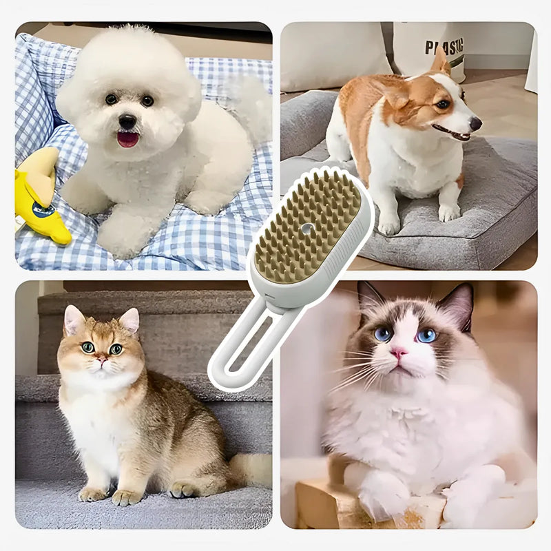 Escova a Vapor para Pets