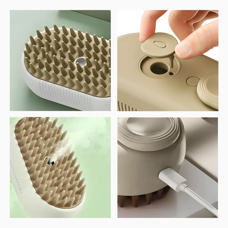 Escova a Vapor para Pets