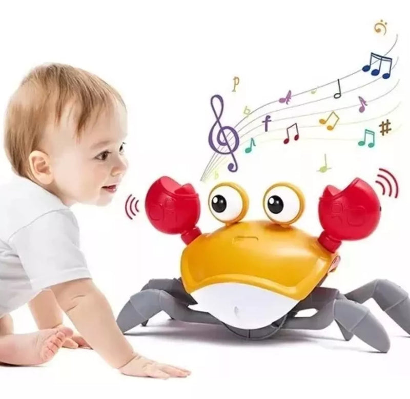 Caranguejo Fujão Música Luz Sensor