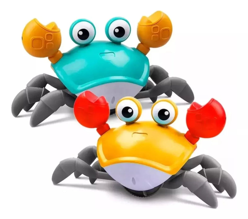 Caranguejo Fujão Música Luz Sensor