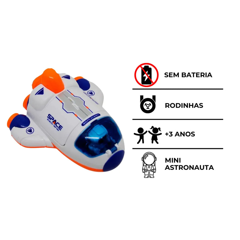 Nave Espacial Infantil com Astronauta
