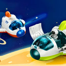 Nave Espacial Infantil com Astronauta