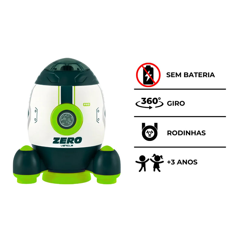 Foguete Espacial Infantil com Astronauta