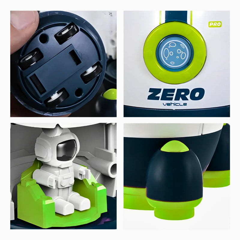 Foguete Espacial Infantil com Astronauta