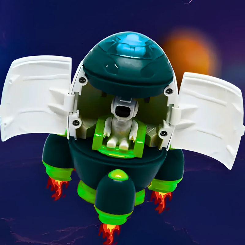 Foguete Espacial Infantil com Astronauta