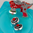 Beyblade Batalha Dinossauro Lançador De Disco