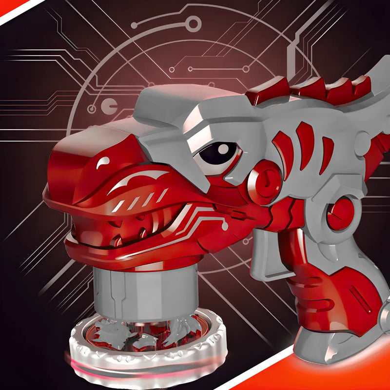 Beyblade Batalha Dinossauro Lançador De Disco