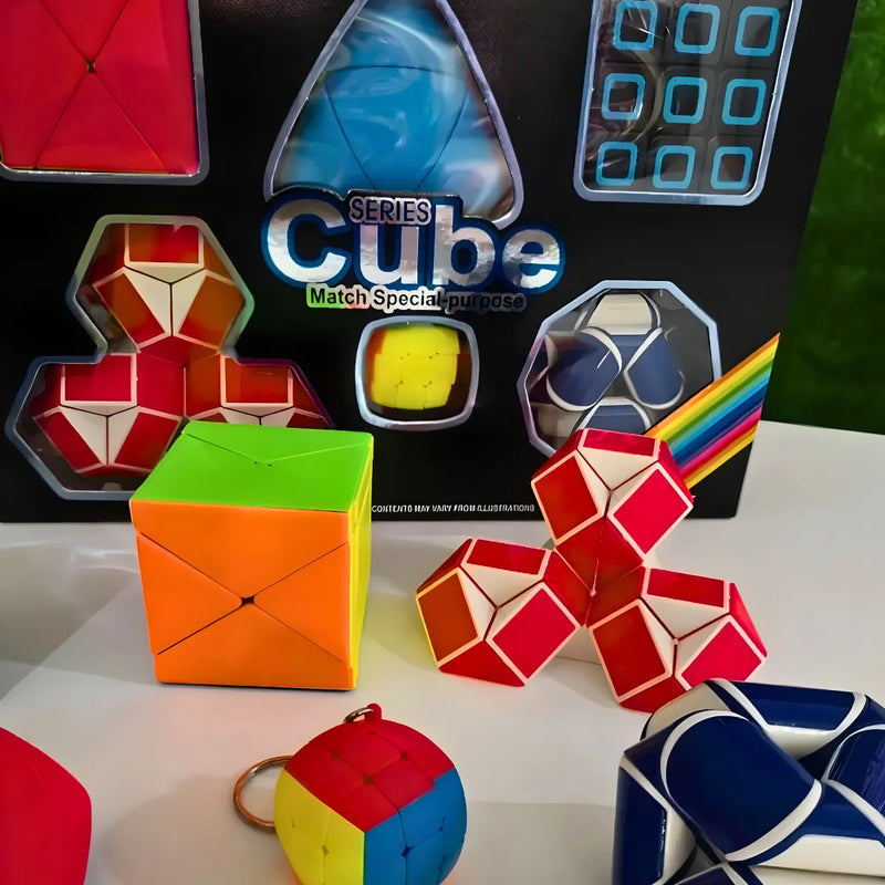 Cubo Mágico Profissional - Kit Série 6 Cubos