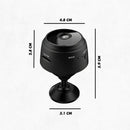 Mini Câmera Espiã A9 Wi-Fi Sensor de Movimento Visão Noturna