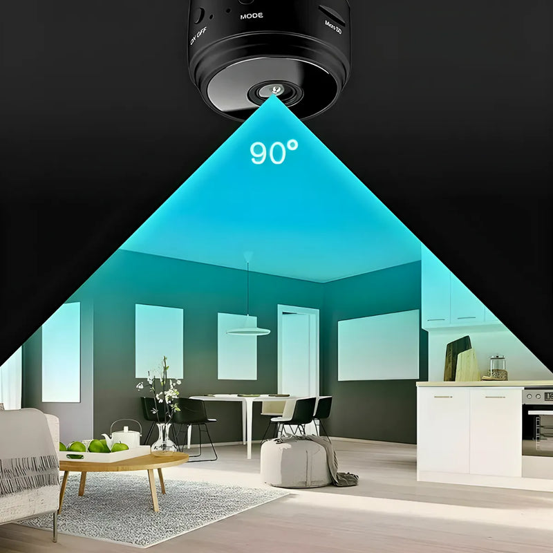 Mini Câmera Espiã A9 Wi-Fi Sensor de Movimento Visão Noturna
