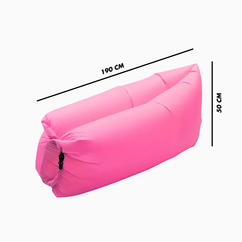 Sofá Inflável De Ar Portátil Puff Impermeável Praia Camping
