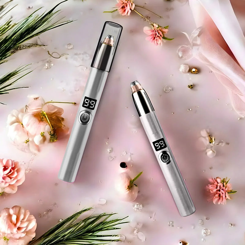 Caneta Depiladora Aparadora Facial Elétrico Portátil - BRANC