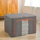 Caixa Organizadora De Roupas Multiuso Dobrável - CINZA