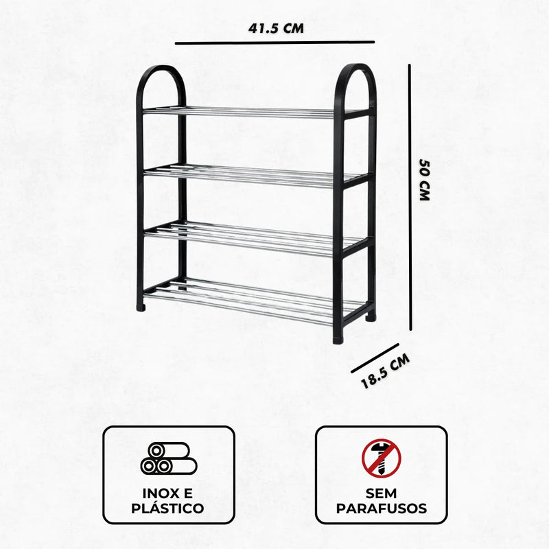 Sapateira 4 Andares Organizador de Sapatos