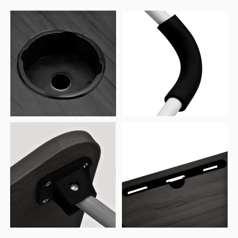 Mesa de Colo Portátil Dobrável Suporte Multiuso - PRETO