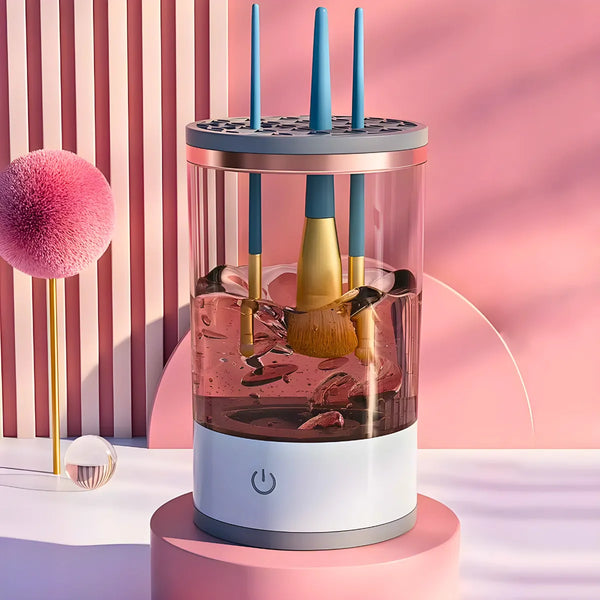 Limpador de Pinceis Maquiagem Secador Automático USB