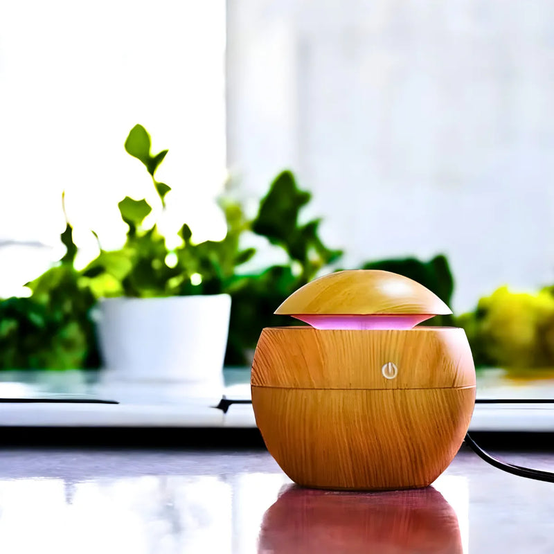 Mini umidificador de ar ultrasonic portátil com led