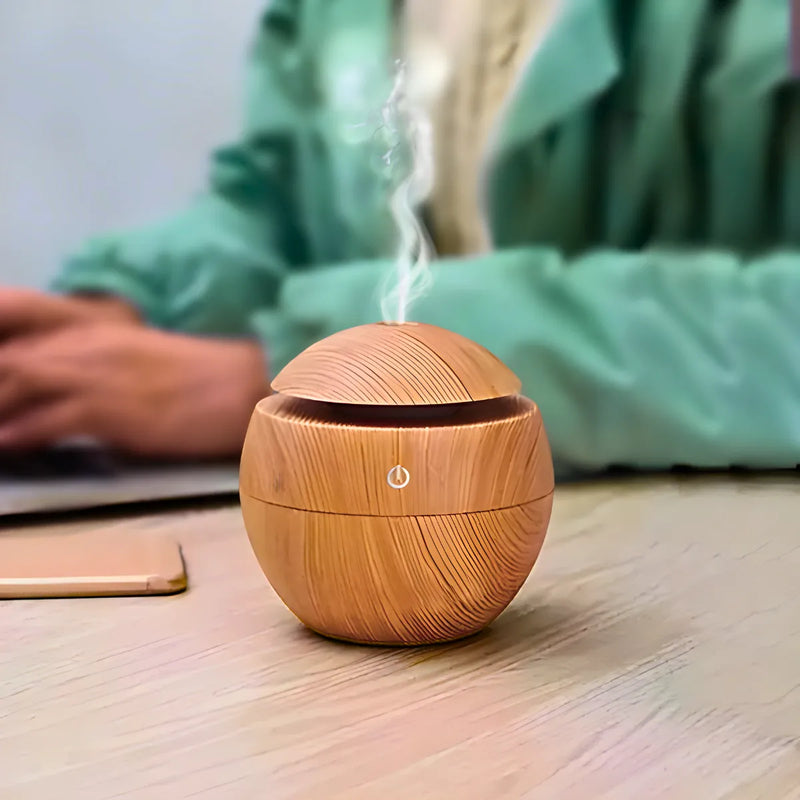 Mini umidificador de ar ultrasonic portátil com led