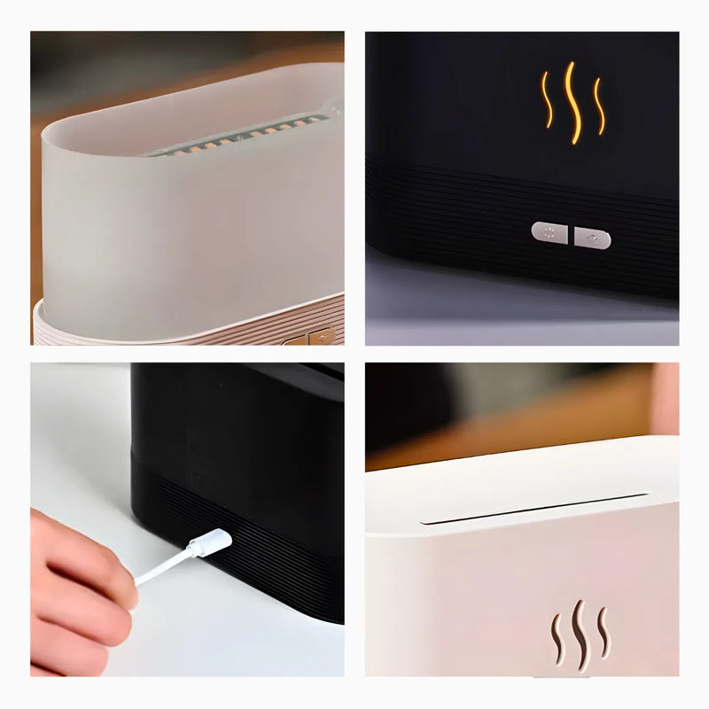 Difusor Aromatizador Chamas - BRANCO