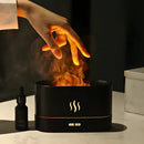 Difusor Aromatizador Umidificador Chamas Preto