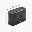 Difusor Aromatizador Umidificador Chamas Preto