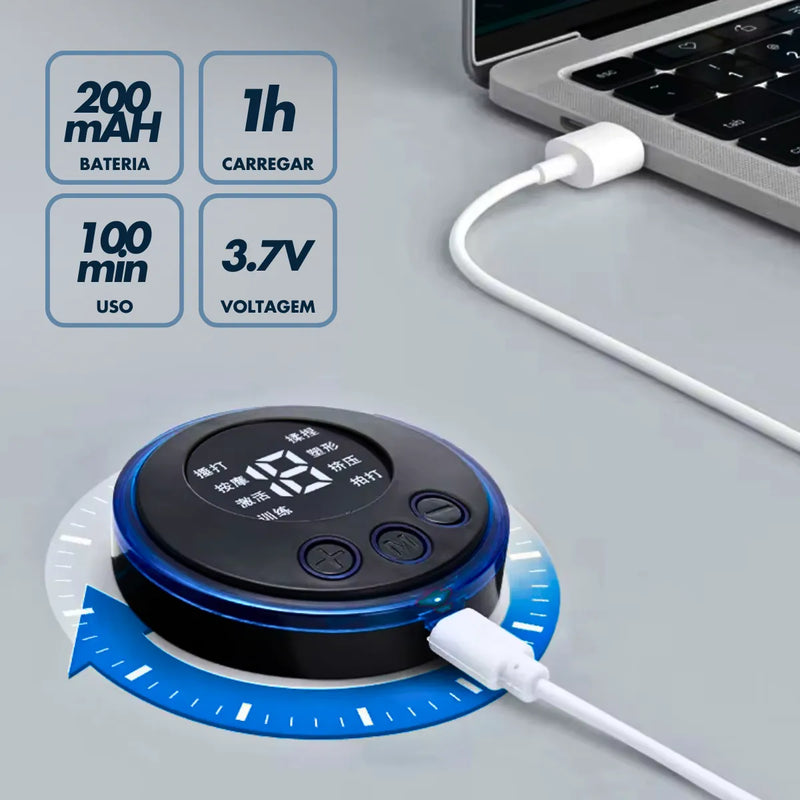 Massageador Elétrico Cervical Eletroterapia EMS Pescoço Pern