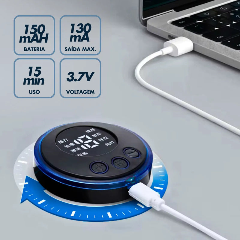 Massageador Para Pés Pernas Ems Magnético Relaxante Pro