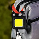 Lanterna Recarregável Chaveiro Multifunção Led Cob Abridor