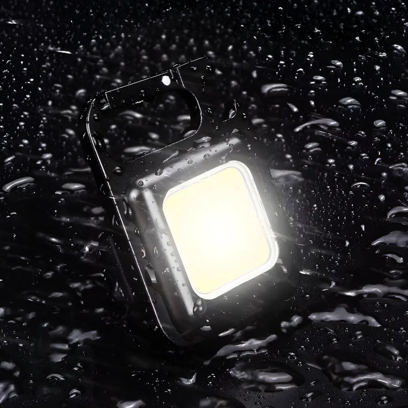 Lanterna Recarregável Chaveiro Multifunção Led Cob Abridor