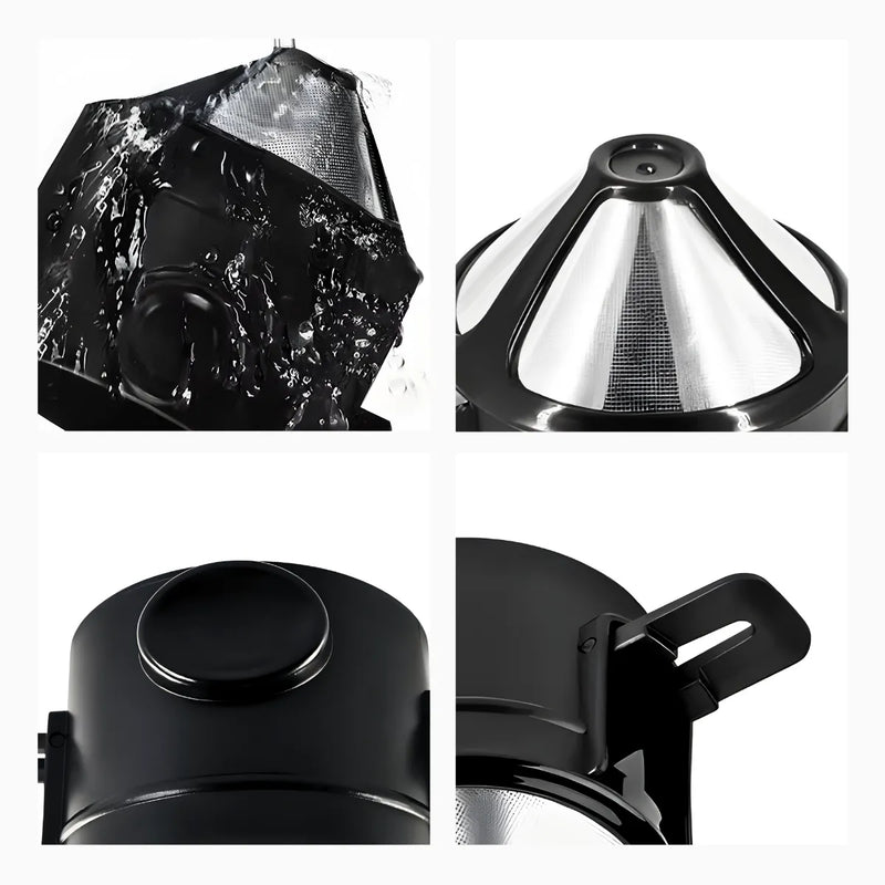 Filtro de café dobrável portátil