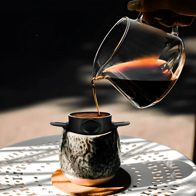 Filtro de café dobrável portátil