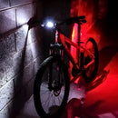 Kit Bike Farol Frontal + Traseiro Ultra Led Usb Recarregável