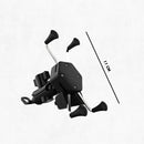 Suporte garra para celular moto universal com carregador usb