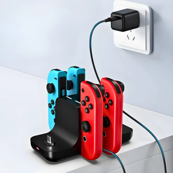 Base de Carregamento 6 em 1 para Nintendo Switch