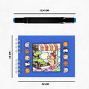 Kit Livro De Colorir Capa Dura + 24 Canetinhas multicolor