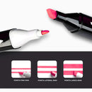 Kit Livro De Colorir Capa Dura + 24 Canetinhas - ROSA