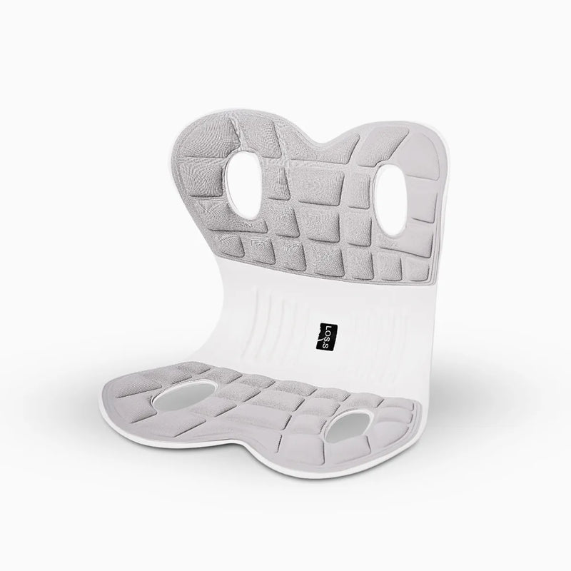 Almofada de Apoio Lombar Cadeira Correção de Coluna M - CINZ