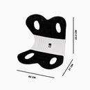 Almofada de Apoio Lombar Cadeira Correção de Coluna M - PRET