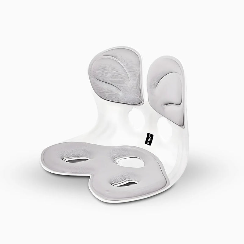 Almofada de Apoio Lombar Cadeira Correção de Coluna G - CINZ