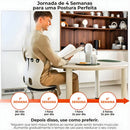 Almofada de Apoio Lombar Cadeira Correção de Coluna G - CINZ