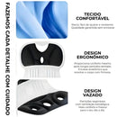 Almofada de Apoio Lombar Cadeira Correção de Coluna M - AZUL