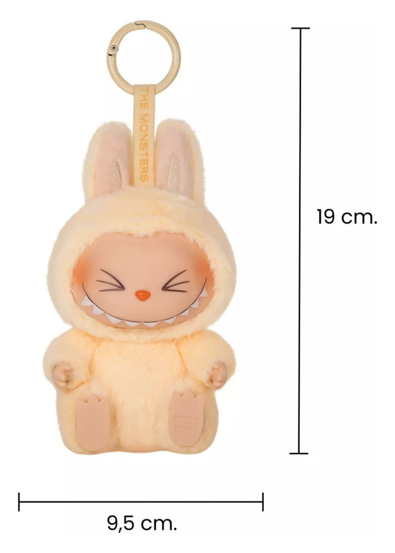 Boneco Chaveiro Pelúcia Labubu da série The Monsters