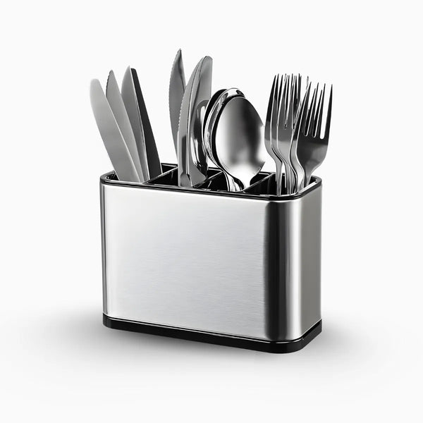 Porta Talheres Escorredor Pia Inox Cozinha Organizado Talher